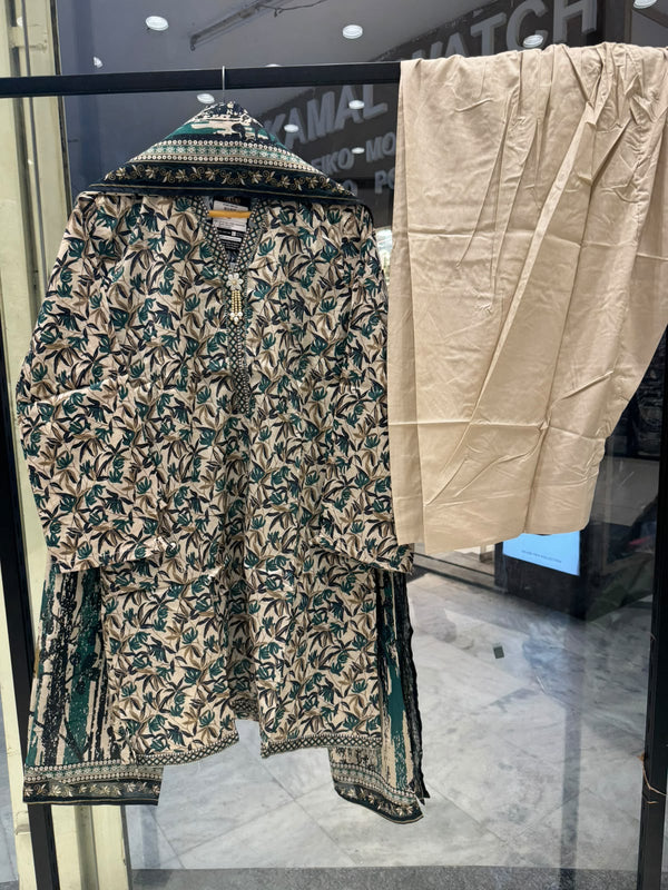 Bin Saeed Lawn Printed 100914 D-09