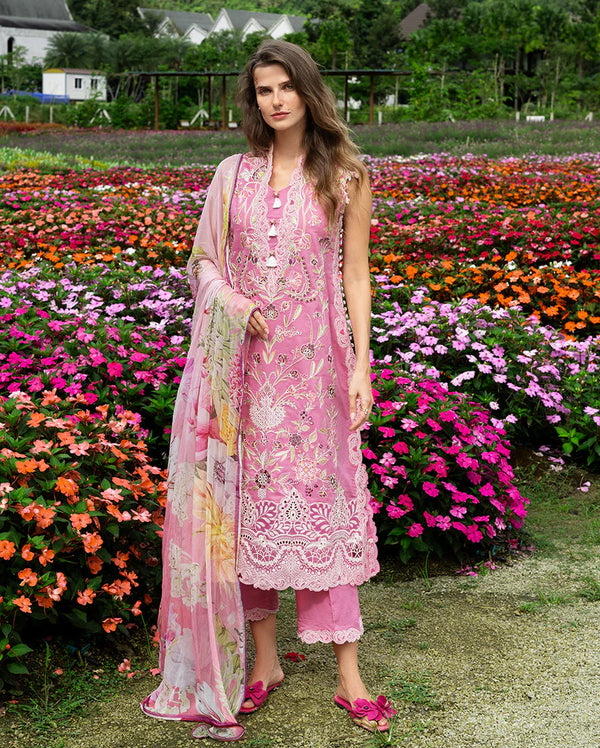 THE SECRET GARDEN BY MUSHQ UN-STITCHED 3PC | Whimsical Scent