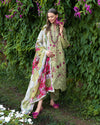 THE SECRET GARDEN BY MUSHQ UN-STITCHED 3PC | Wildflower Waltz