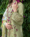 THE SECRET GARDEN BY MUSHQ UN-STITCHED 3PC | Wildflower Waltz