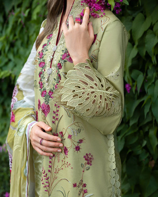 THE SECRET GARDEN BY MUSHQ UN-STITCHED 3PC | Wildflower Waltz