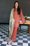 CROSS STITCH/AUTUMN GLAZE-3PC SATIN PRINTED SUIT