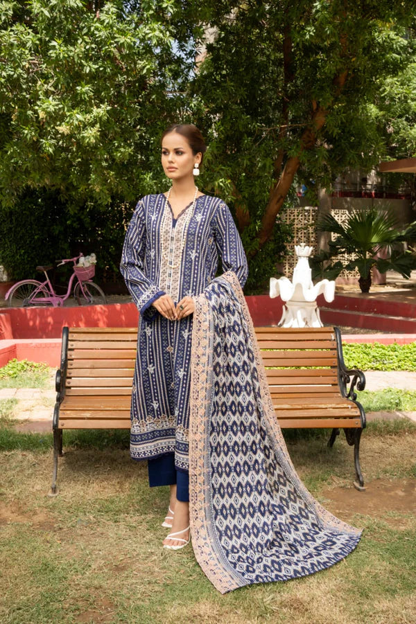 ZESH CUTWORK EMBROIDERED SERIES VOL 4 3 PCS