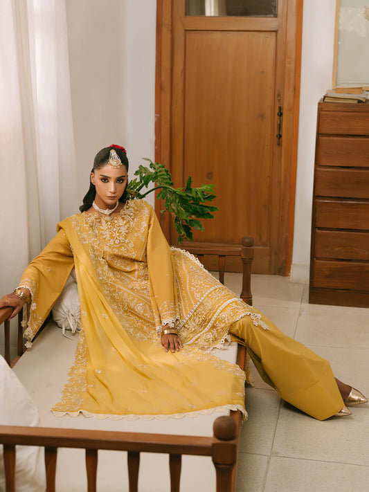 SHANAYA BY MAHNUR UN-STITCHED 3PC | Zunaira