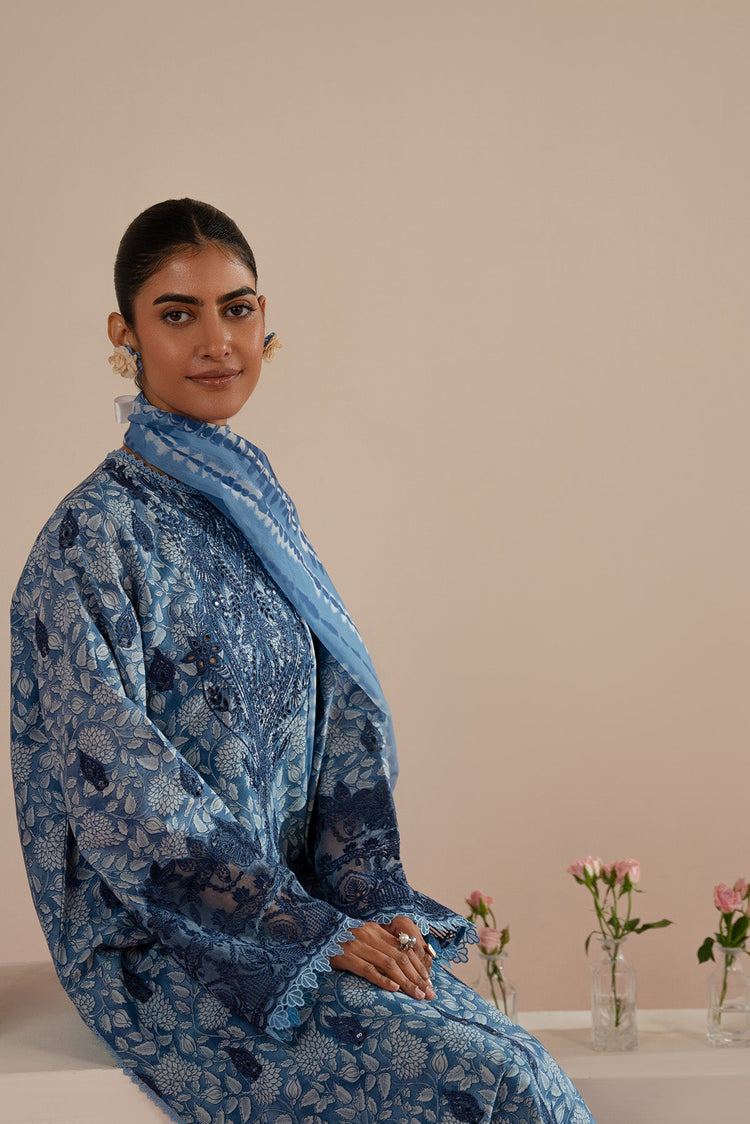 FLORAL CHARM BY AFROZEH UN-STITCHED LAWN-KALINA