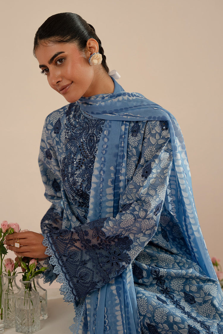 FLORAL CHARM BY AFROZEH UN-STITCHED LAWN-KALINA