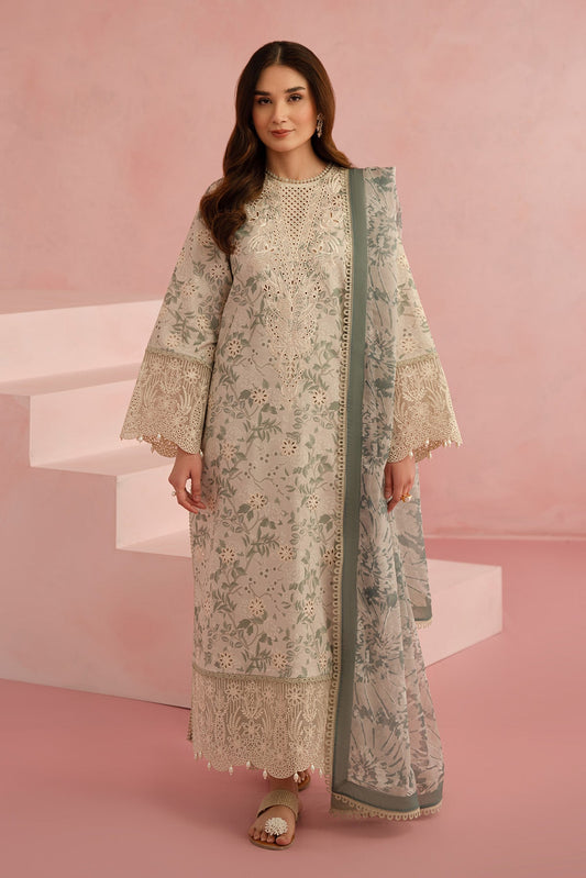 FLORAL CHARM BY AFROZEH UN-STITCHED LAWN-KYLON