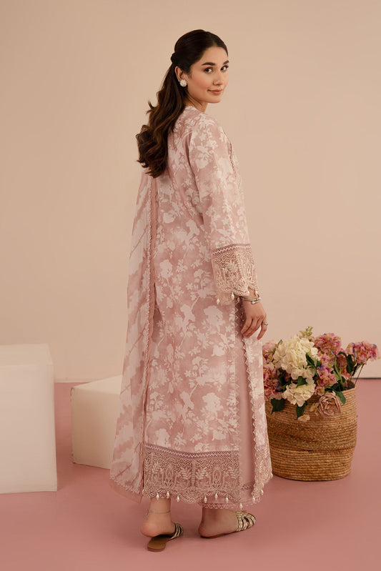 FLORAL CHARM BY AFROZEH UN-STITCHED LAWN-MYRTLE