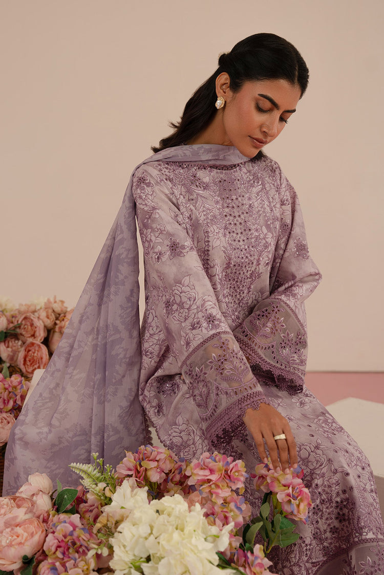 FLORAL CHARM BY AFROZEH UN-STITCHED LAWN-BELLEROSE