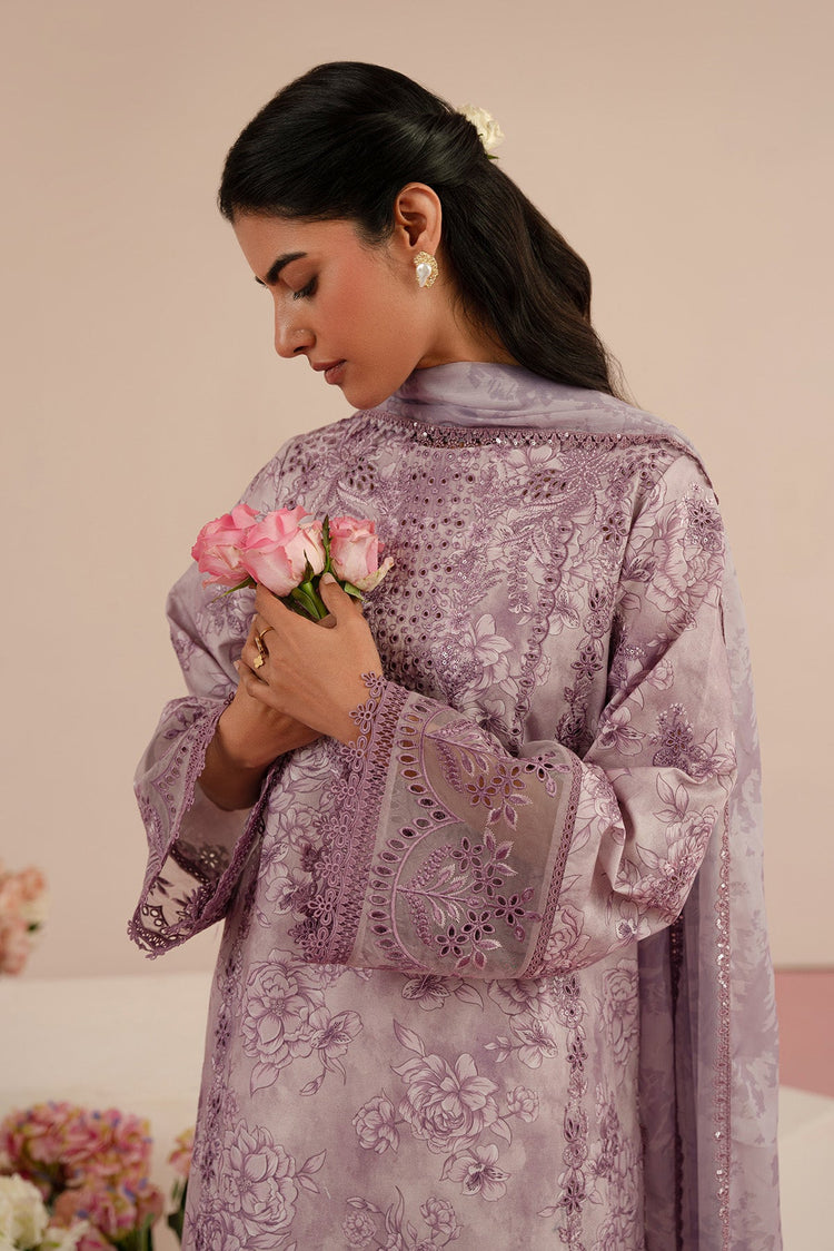 FLORAL CHARM BY AFROZEH UN-STITCHED LAWN-BELLEROSE