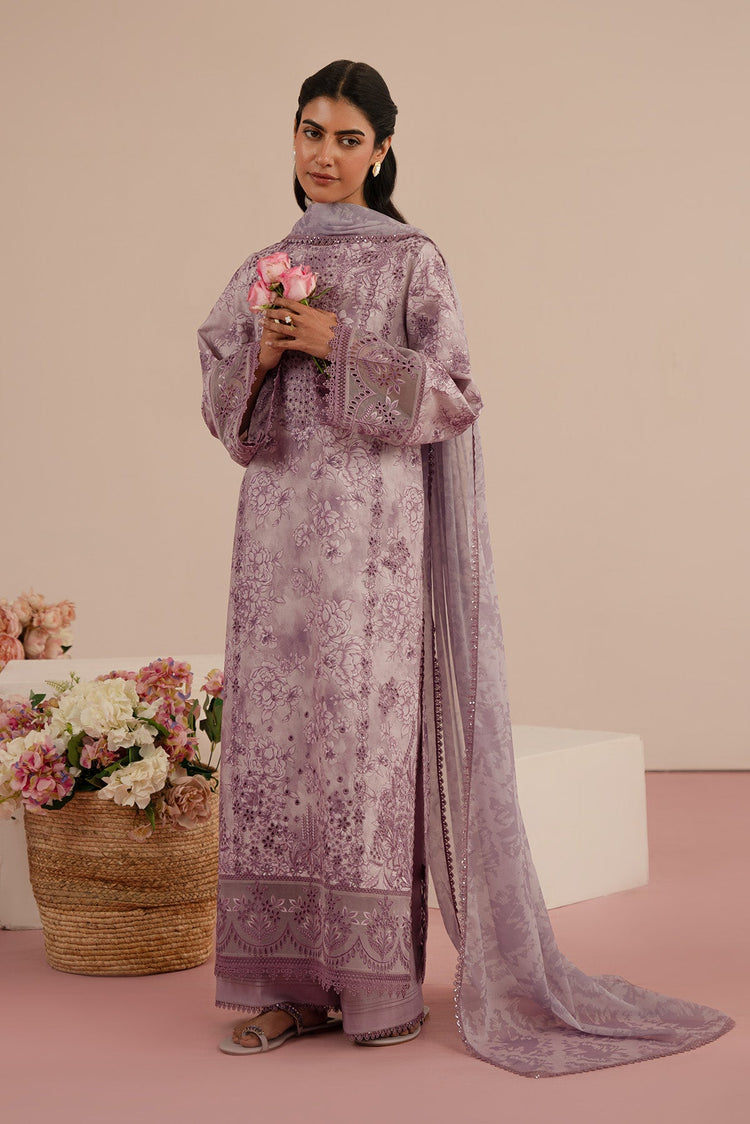 FLORAL CHARM BY AFROZEH UN-STITCHED LAWN-BELLEROSE