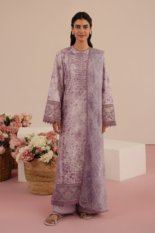 FLORAL CHARM BY AFROZEH UN-STITCHED LAWN-BELLEROSE