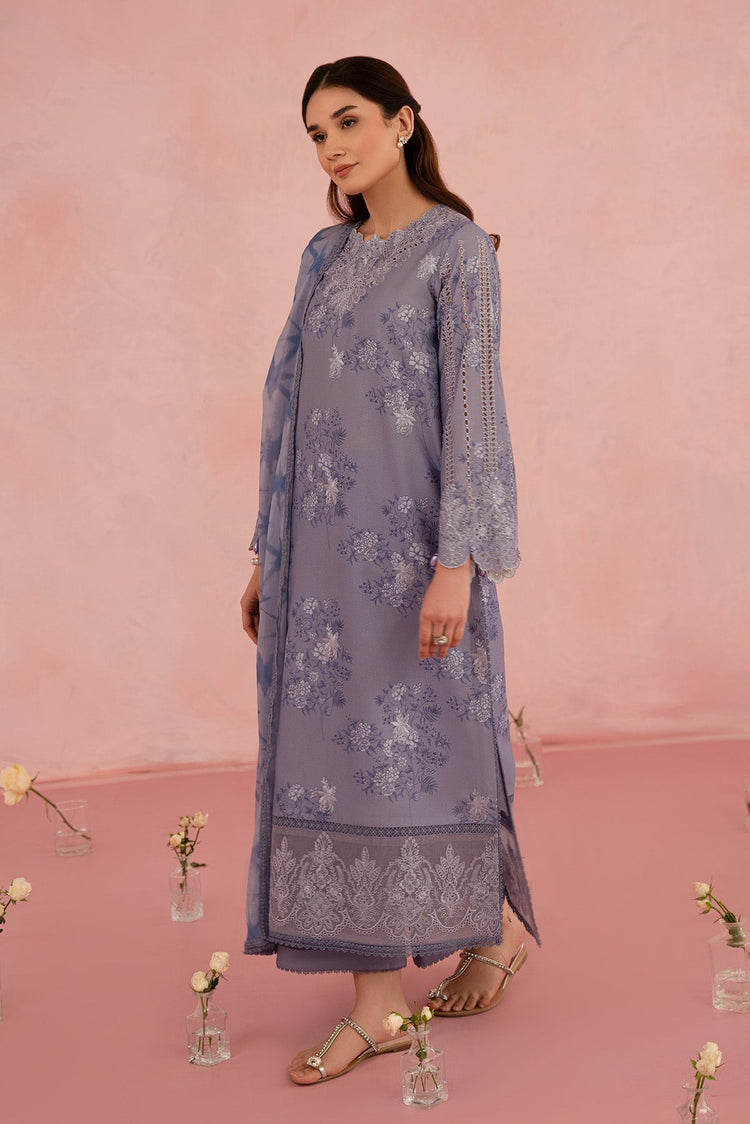 FLORAL CHARM BY AFROZEH UN-STITCHED LAWN-COLUMBINE