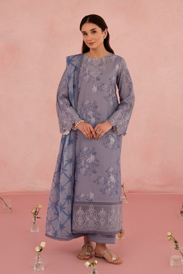 FLORAL CHARM BY AFROZEH UN-STITCHED LAWN-COLUMBINE