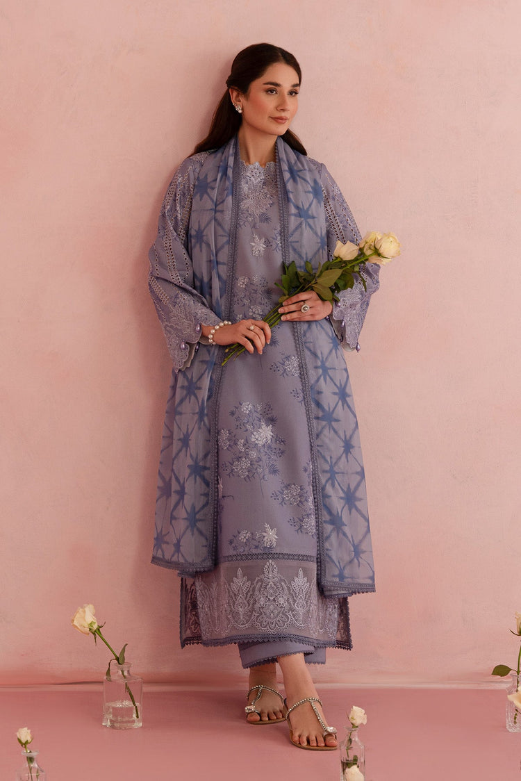 FLORAL CHARM BY AFROZEH UN-STITCHED LAWN-COLUMBINE