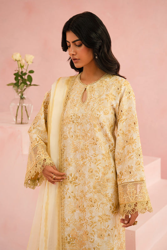 FLORAL CHARM BY AFROZEH UN-STITCHED LAWN-ARBOR