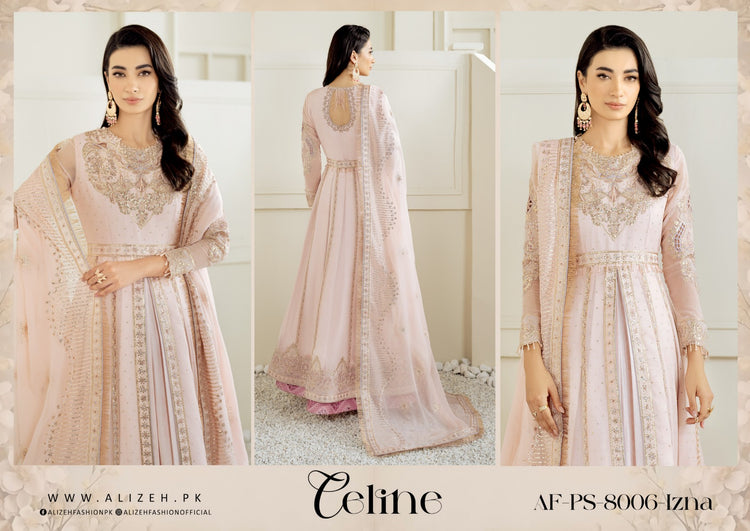 CELINE BY ALIZEH UNSTITCHED CHIFFON AF-PS-8006-IZNA