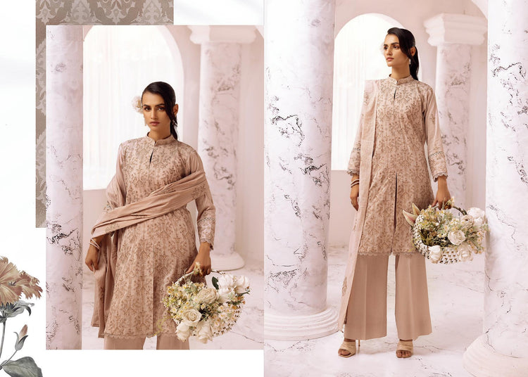 ARZOO BY KHOOBSURAT SLUB LAWN | D-08