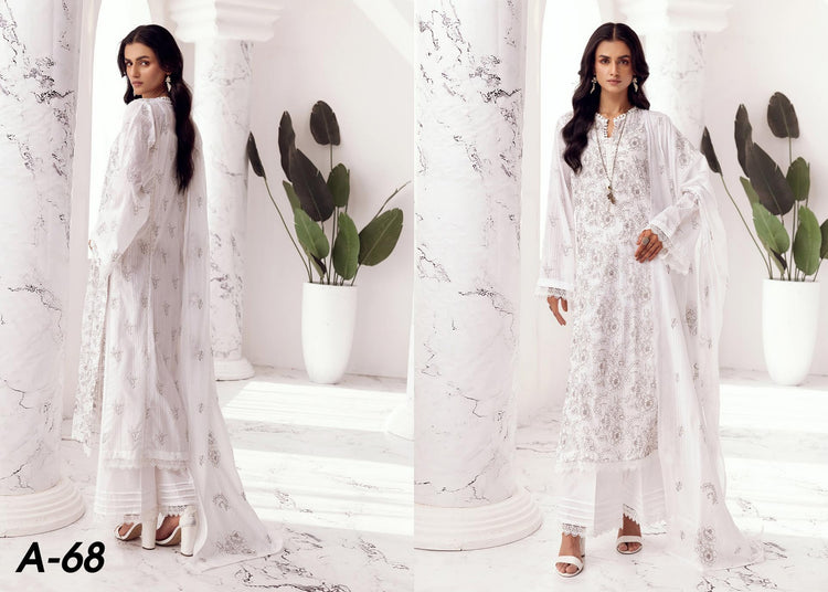 ARZOO BY KHOOBSURAT SLUB LAWN | D-09