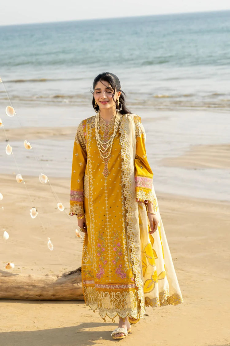 SAAGAR BY AABYAAN LUXURY FESTIVE LAWN | ZIYANA