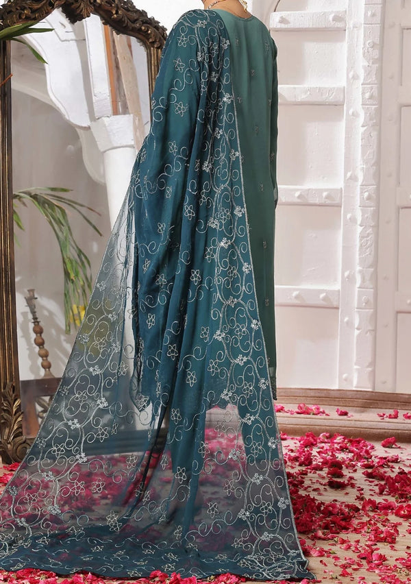 NAZIN LUXURY CHIFFON SEMI-STITCHED 3PC | D-04