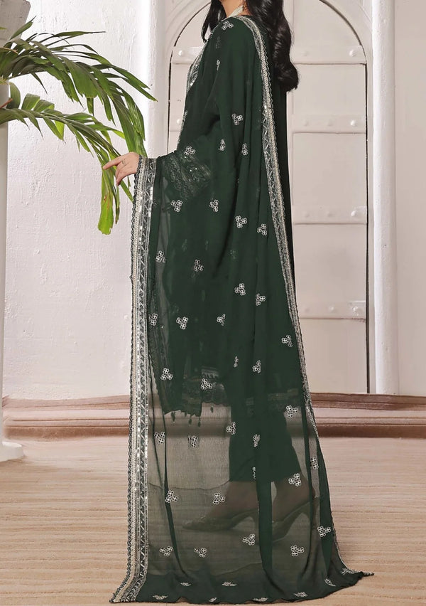NAZIN LUXURY CHIFFON SEMI-STITCHED 3PC | D-02