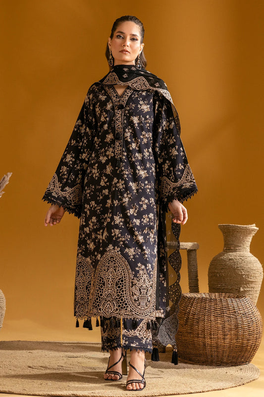 MAAHI PRINTED WITH EMBROIDERED LAWN BY ALIZEH| TARA