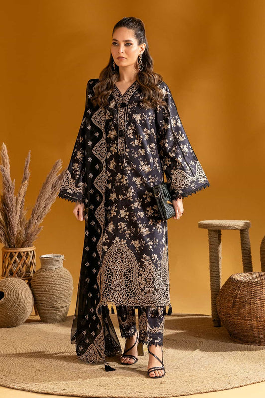 MAAHI PRINTED WITH EMBROIDERED LAWN BY ALIZEH| TARA