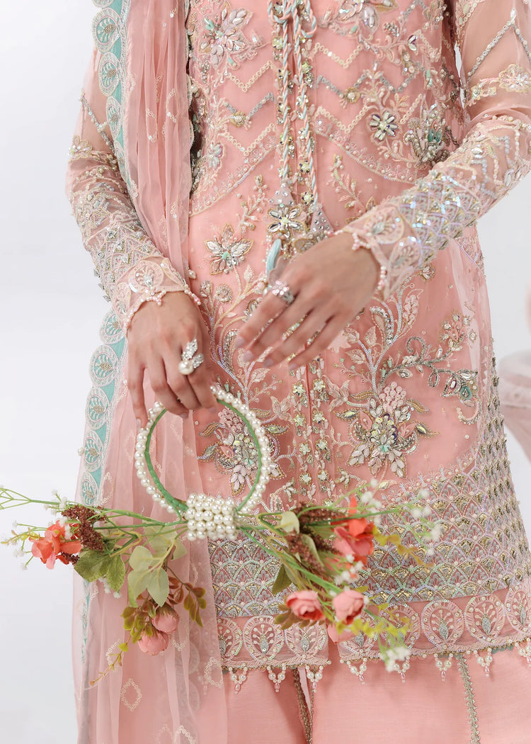 SARDINIA LAMORE UN-STITCHED 3PC | Rose Dust