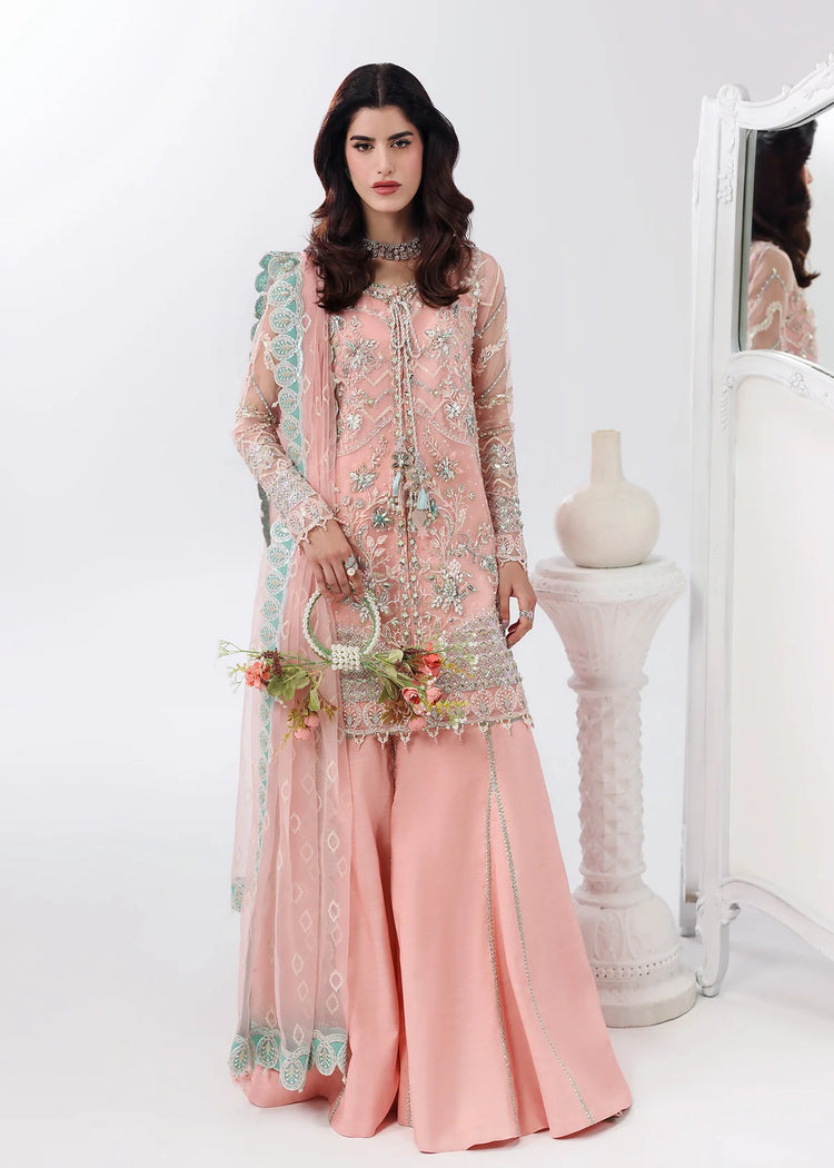 SARDINIA LAMORE UN-STITCHED 3PC | Rose Dust