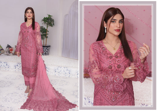 DIVA BY HANNAN FABRICS | SEMI-STITCHED | D-03