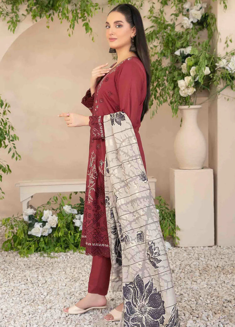 DORSA BY TAWAKKAL UN-STITCHED 3PC | D-3718