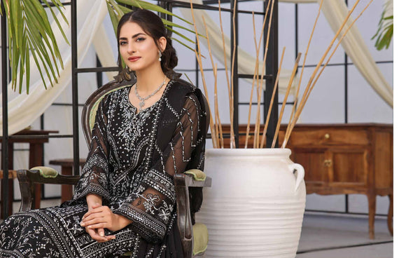 ELIF BY NOOR SEMI STITCHED 3PC|D-05