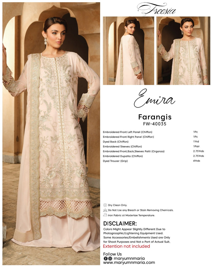 EMIRA BY FREESIA | MARYUM AND MARIA | Farangis