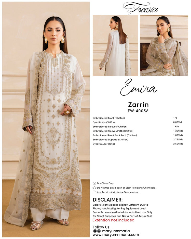 EMIRA BY FREESIA | MARYUM AND MARIA | Zarrin