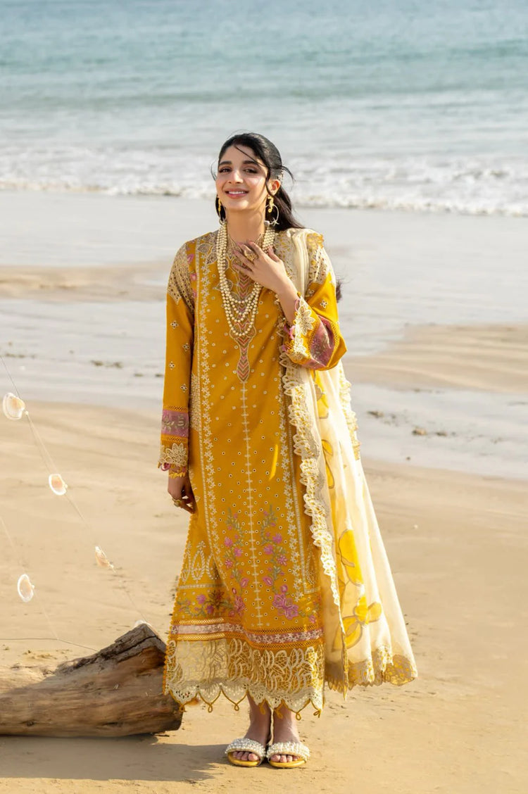 SAAGAR BY AABYAAN LUXURY FESTIVE LAWN | ZIYANA