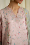 Aabyaan Print Luxe Linen ELODIE (AK-07)