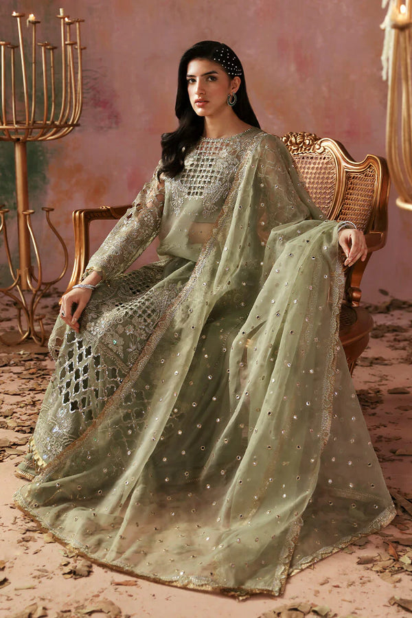 TARA BY SARDINIA UN-STITCHED-3PC | Sage