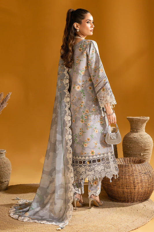 MAAHI PRINTED WITH EMBROIDERED LAWN BY ALIZEH| LINA