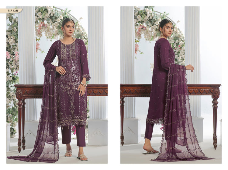 HAREEM BY BIN HAMEED | LUXURY CHIFFON | D-08