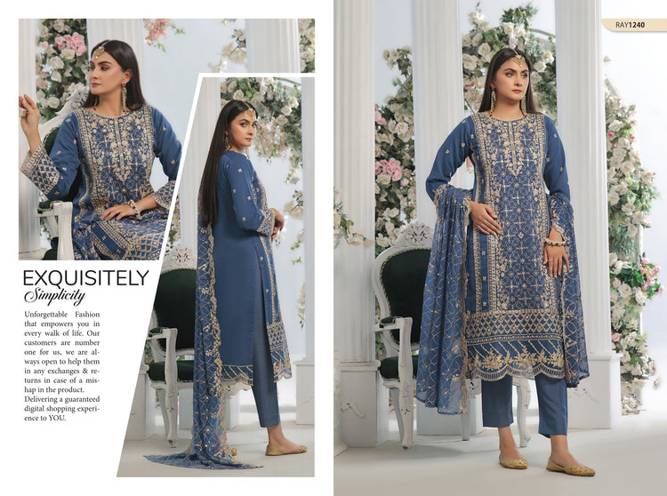 HAREEM BY BIN HAMEED | LUXURY CHIFFON | D-01