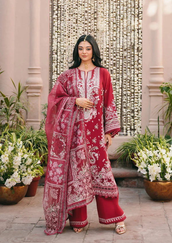 EK FASANA BY KAHF UN-STITCHED 3PC | KLB-1B MAHRANI