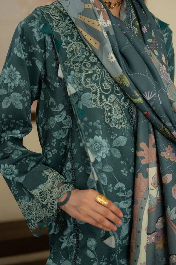 Aabyaan Print Luxe Linen AVELINE (AK-08)
