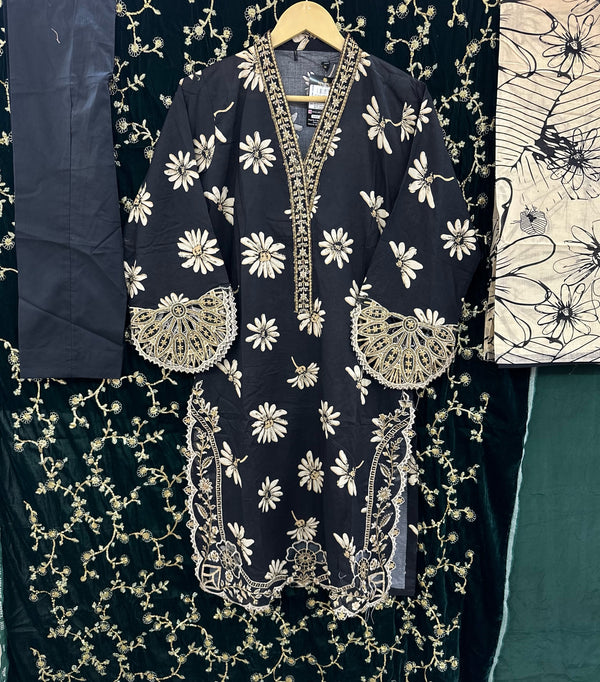 BIN SAEED CUTWORK LAWNKARI- 05