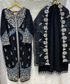 AIZAH LUXURY PRET- 01 BLACK