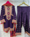 ROOHI KARMA- Plum Purple