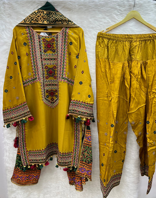 ROOHI KARMA- Mustard Yellow