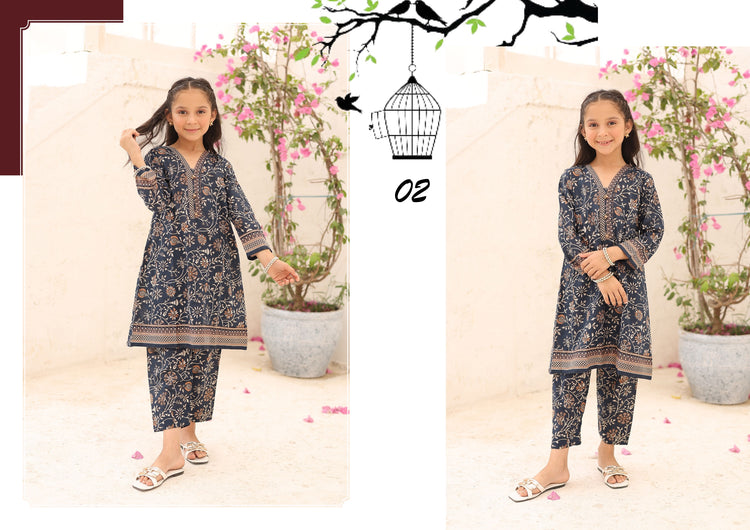 ZOYA AHMAD KIDS CORD SETS- 02