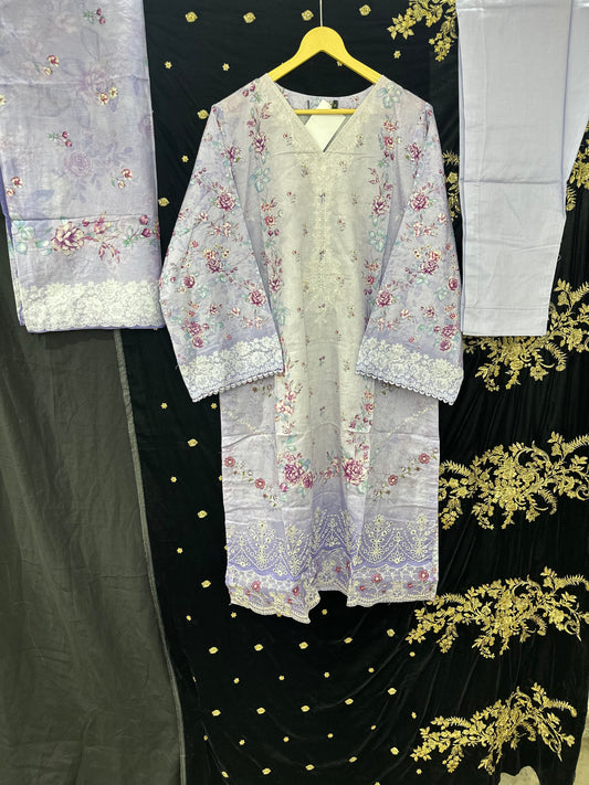 BIN SAEED PRINTED CHIKANKARI- 11