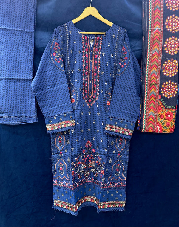 SADABAHAR LUXURY STITCHED LAWN- 03